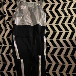 Black and silver jumpsuit